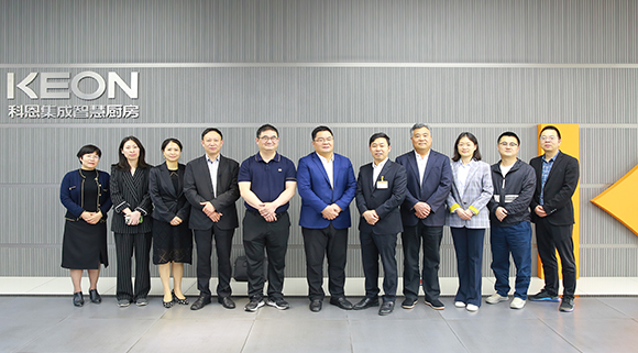 嵊州市政協副主席裘慶軍一行蒞臨科恩參觀指導！